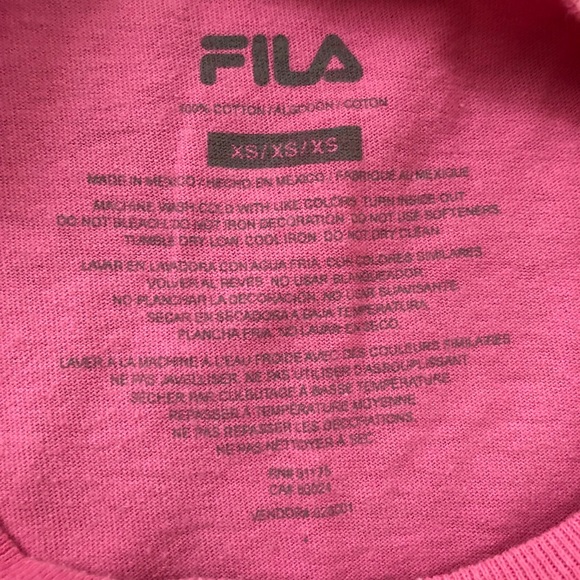 PINK FILA TEE - Picture 4 of 4